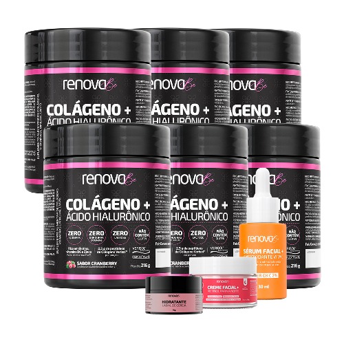 6 Potes Colágeno Kit